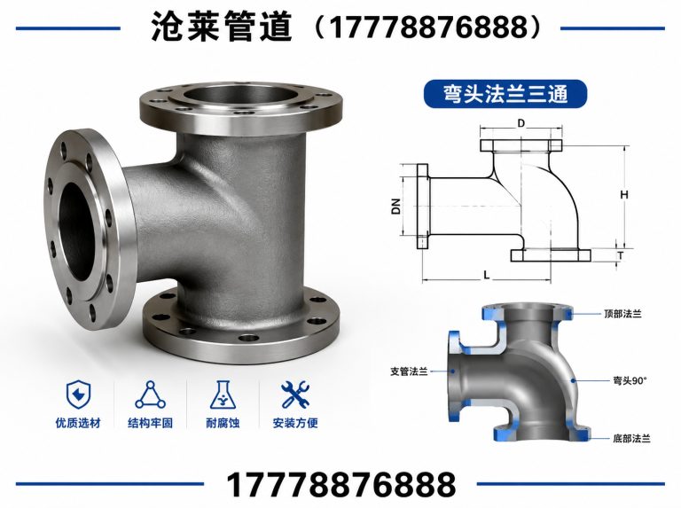 黄骅市弯头法兰三通展示图